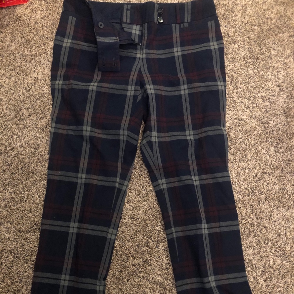 Limited Crop plaid dress pants